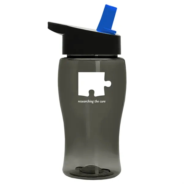 Smoke color option for Garyline® Poly+ Jr. Transparent Bottle With Flip Straw Li...
