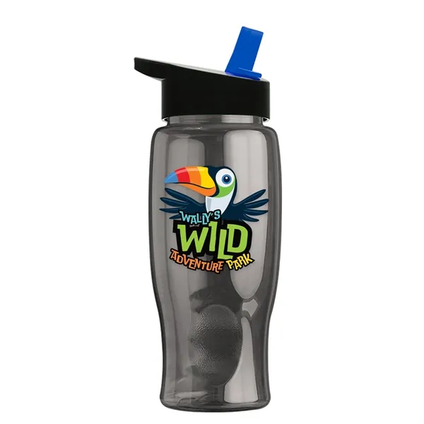 Smoke color option for Garyline® Poly+ Bottle With Flip Straw Lid   27 Oz.