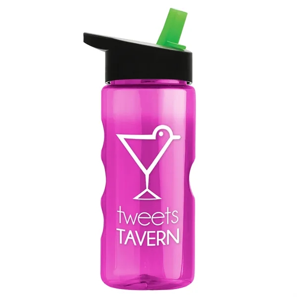 Translucent Fuchsia color option for Garyline® Mini Mountain Tritan® Bottle With Flip Straw Li...