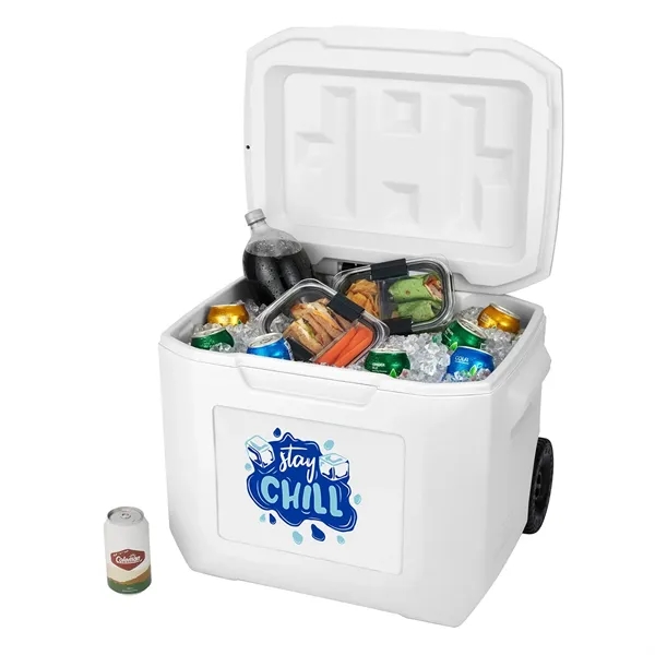 White color option for Coleman® 60 Qt. Wheeled Cooler