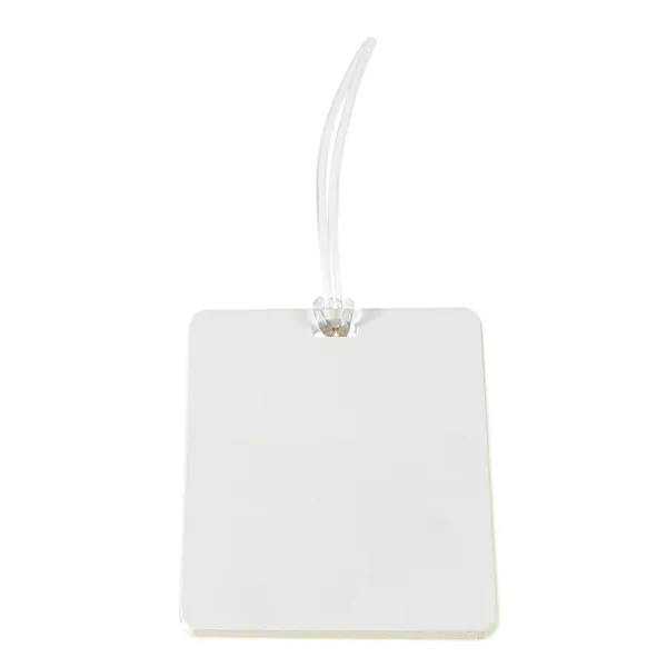 White color option for Garyline® Rectangle Golf Bag Tag