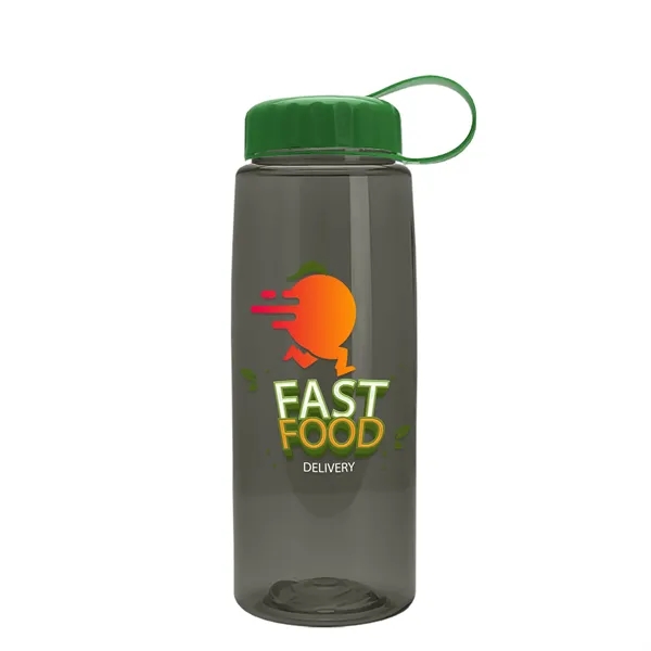 Smoke color option for Garyline® Flair Tritan® Bottle With Tethered Lid   26 Oz.