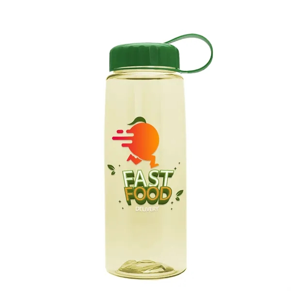 Translucent Pastel Yellow color option for Garyline® Flair Tritan® Bottle With Tethered Lid   26 Oz.