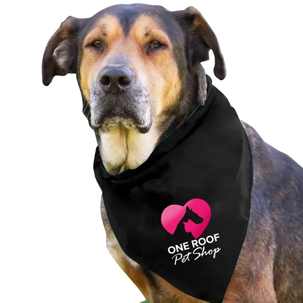 Black color option for Garyline® Large Triangle Doggie Bandana