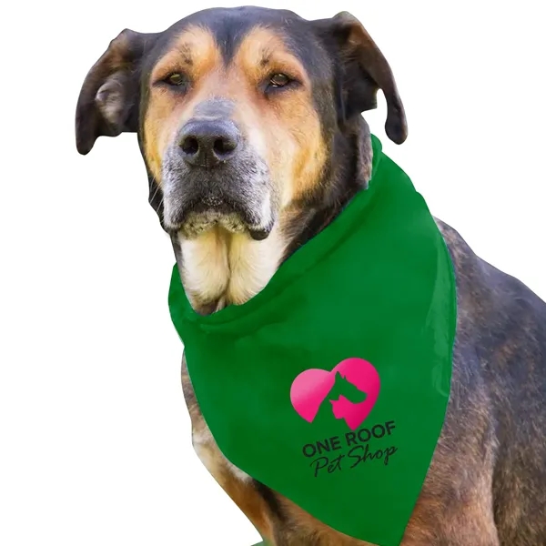 Green color option for Garyline® Large Triangle Doggie Bandana