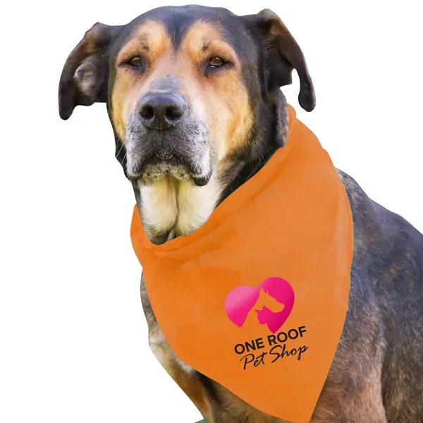 Orange color option for Garyline® Large Triangle Doggie Bandana