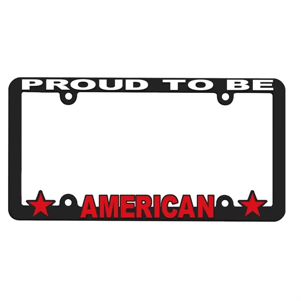 Black color option for Garyline® 3 D Full View License Plate Frame