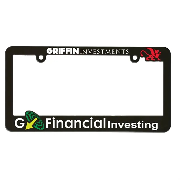 Black color option for Garyline® 3 D Maximum License Plate Frame