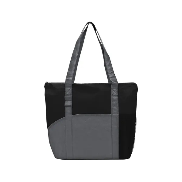 Black/Gray color option for Good Value™ Poly Pro Pocket Tote