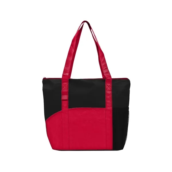 Black/Red color option for Good Value™ Poly Pro Pocket Tote