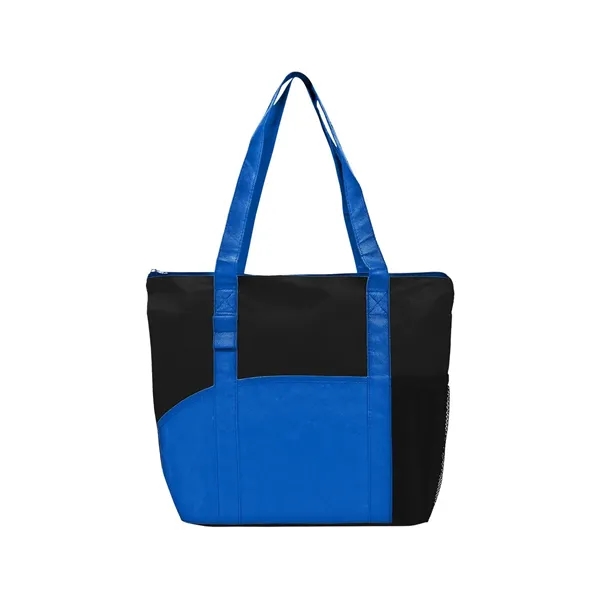 Black/Royal color option for Good Value™ Poly Pro Pocket Tote