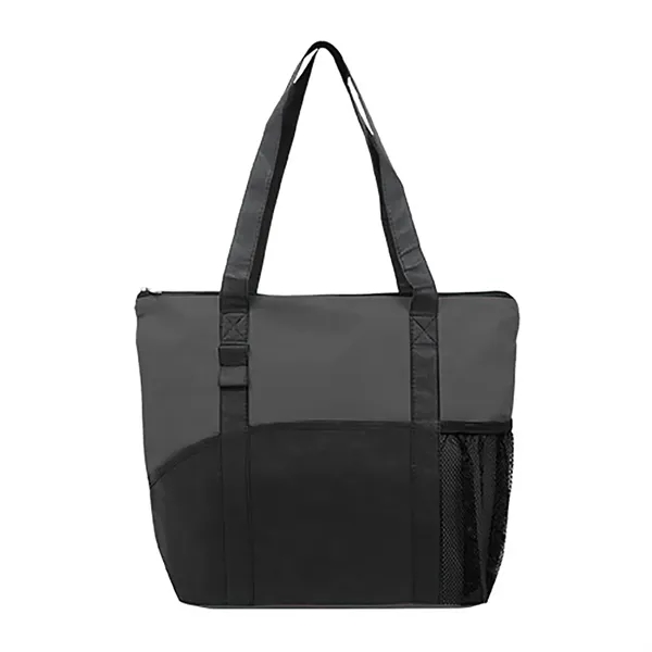 Gray/Black color option for Good Value™ Poly Pro Pocket Tote