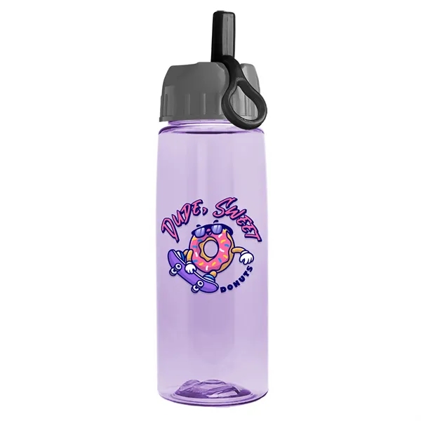 Translucent Lilac color option for Garyline® Flair Tritan® Bottle With Ring Straw Lid   26 Oz.