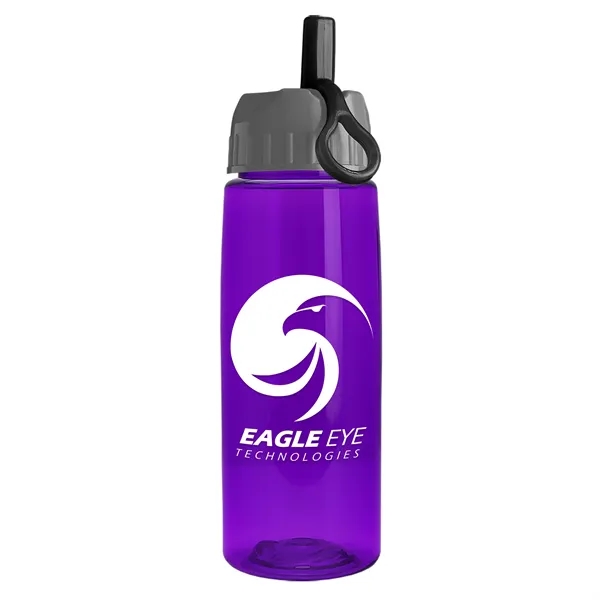 Translucent Violet color option for Garyline® Flair Tritan® Bottle With Ring Straw Lid   26 Oz.