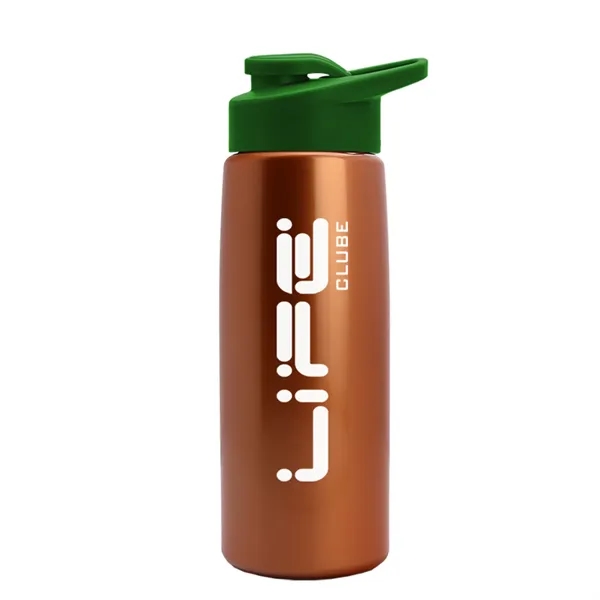 Metallic Copper color option for Garyline® Flair Tritan® Metallike Bottle With Drink Thru ...