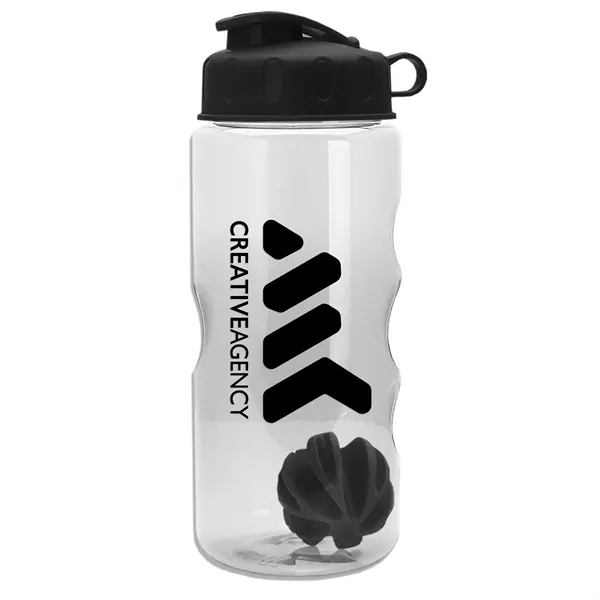 Clear color option for Garyline® Mini Mountain Tritan® Shaker Bottle With Flip L...