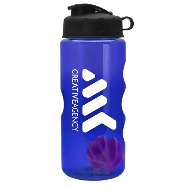 Translucent Blue color option for Garyline® Mini Mountain Tritan® Shaker Bottle With Flip L...