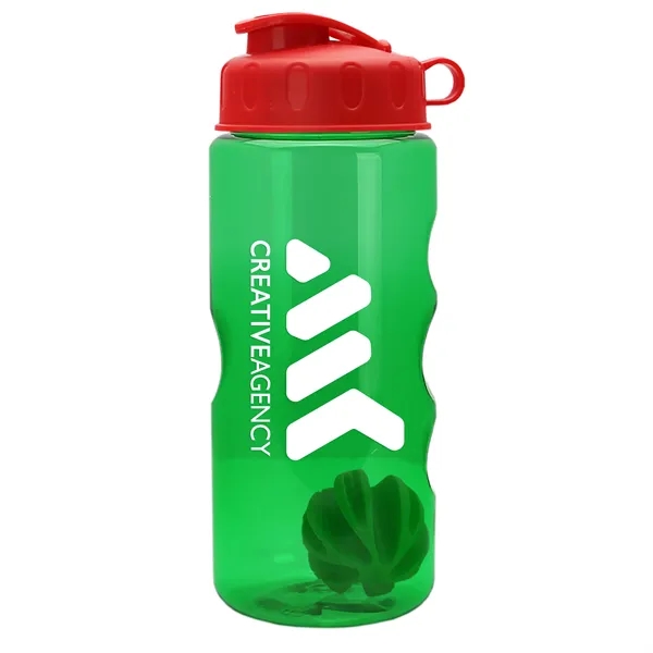 Translucent Green color option for Garyline® Mini Mountain Tritan® Shaker Bottle With Flip L...