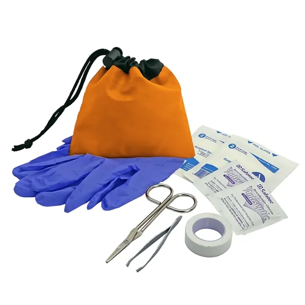Orange color option for Garyline® Cinch Pouch Pet Care Kit   8 Piece