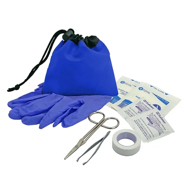 Royal Blue color option for Garyline® Cinch Pouch Pet Care Kit   8 Piece
