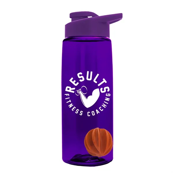 Translucent Violet color option for Garyline® Flair Tritan® Shaker Bottle With Drink Thru Lid...