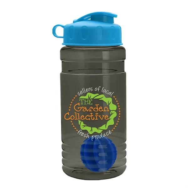 Smoke color option for Garyline® Groove Tritan® Shaker Bottle With Flip Top Lid ...