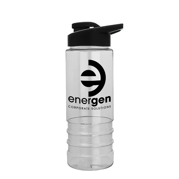 Clear color option for Garyline® Salute Bottle With Drink Thru Lid   24 Oz.