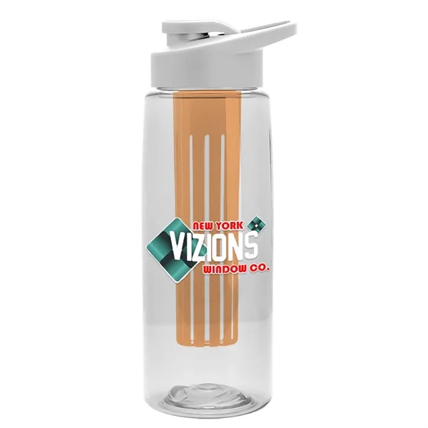 Clear color option for Garyline® Flair Tritan® Bottle With Drink Thru Lid And In...