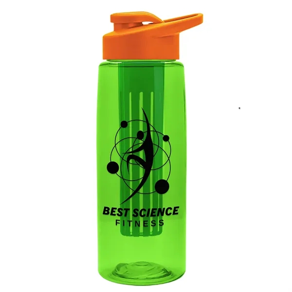 Translucent Lime color option for Garyline® Flair Tritan® Bottle With Drink Thru Lid And In...