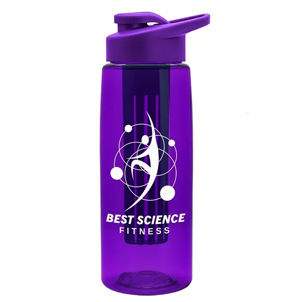 Translucent Violet color option for Garyline® Flair Tritan® Bottle With Drink Thru Lid And In...