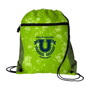 Photo of Good Value™ Distressed Printed Mesh Pocket Drawcord