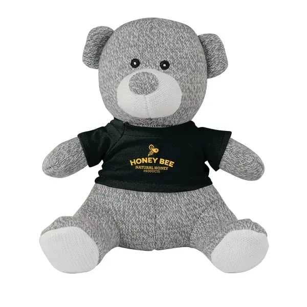 Gray color option for Chelsea Teddy Bear™ Knitted Teddy Bear   7.5" Plush
