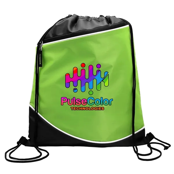 Lime Green color option for Garyline® Campus Drawstring Backpack