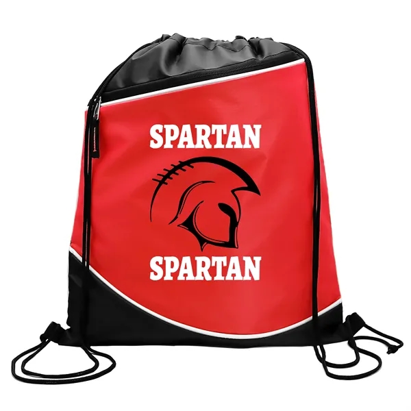 Red color option for Garyline® Campus Drawstring Backpack