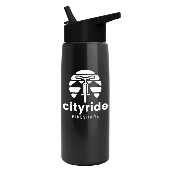 Metallic Black color option for Garyline® Flair Tritan® Metallike Bottle With Flip Straw ...