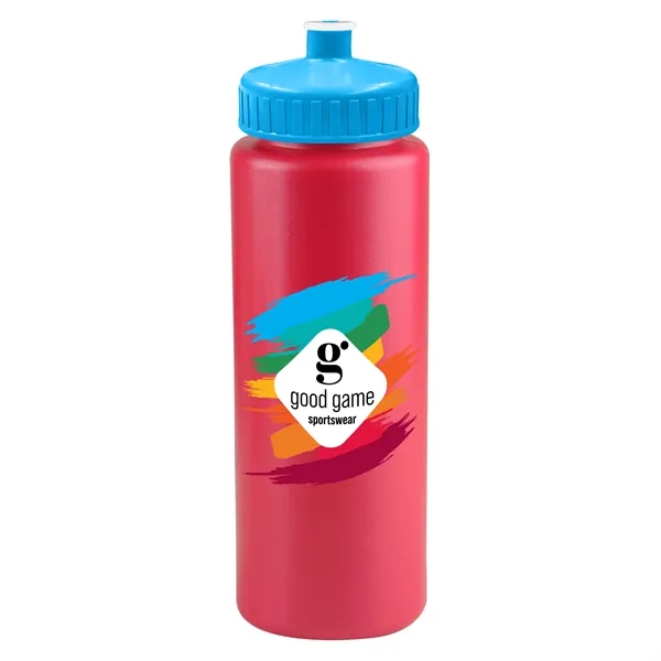 Red color option for Garyline® Athlete Sport Bottle With Push Pull Lid   32 Oz.