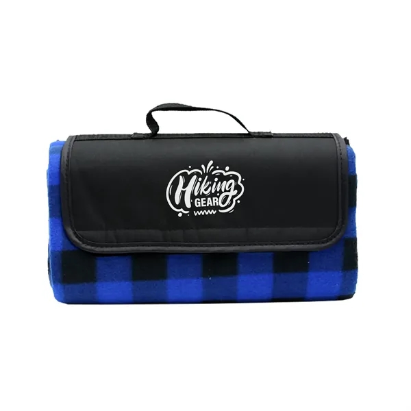 Blue/Black color option for Garyline® Roll Up Picnic Blanket