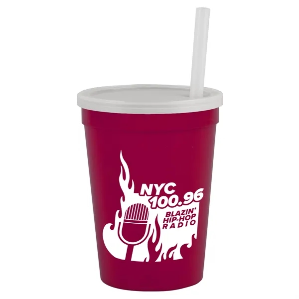 Maroon color option for Garyline® Cups On The Go Sport Sipper   12 Oz.