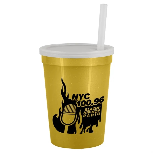 Metallic Gold color option for Garyline® Cups On The Go Sport Sipper   12 Oz.