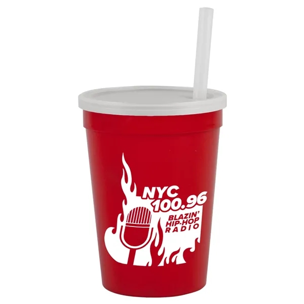 Red color option for Garyline® Cups On The Go Sport Sipper   12 Oz.