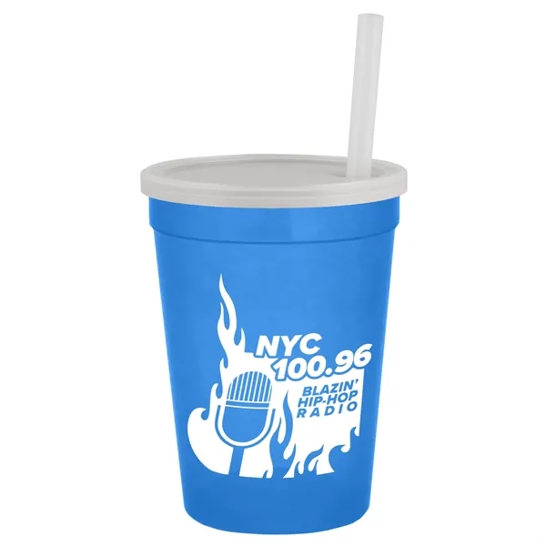 Translucent Blue color option for Garyline® Cups On The Go Sport Sipper   12 Oz.