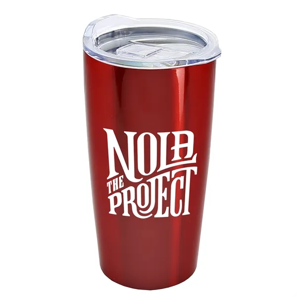 Metallic Red color option for Garyline® Stainless Steel Straight Wall Tumbler   18 Oz.