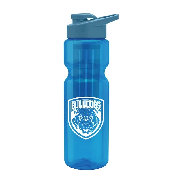 Translucent Blue color option for Garyline® Champ Bottle With Drink Thru Lid And Infuser   ...