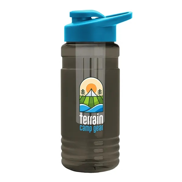 Smoke color option for Garyline® Groove Tritan® Bottle With Drink Thru Lid And I...