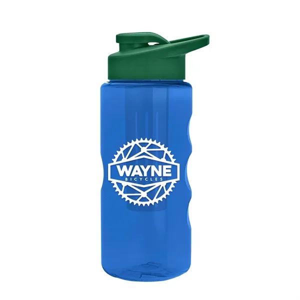 Translucent Blue color option for Garyline® Mini Mountain Tritan® Bottle Drink Thru Lid And...