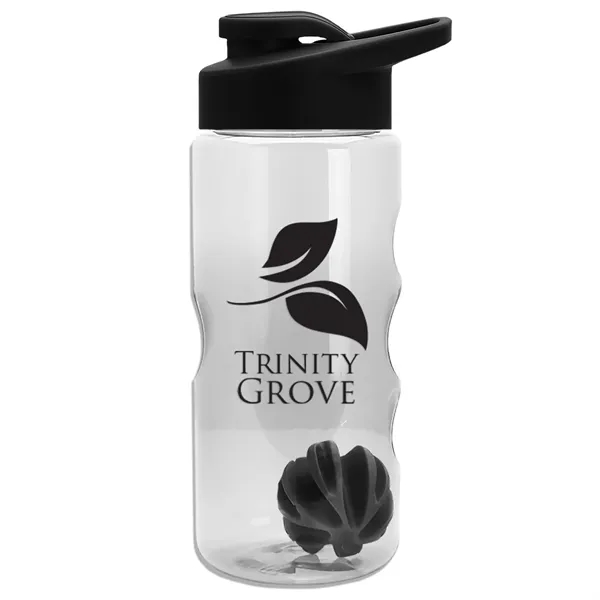 Clear color option for Garyline® Mini Mountain Tritan® Shaker Bottle With Drink ...