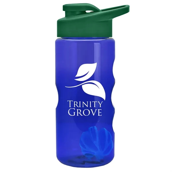 Translucent Blue color option for Garyline® Mini Mountain Tritan® Shaker Bottle With Drink ...