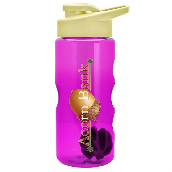 Translucent Fuchsia color option for Garyline® Mini Mountain Tritan® Shaker Bottle With Drink ...
