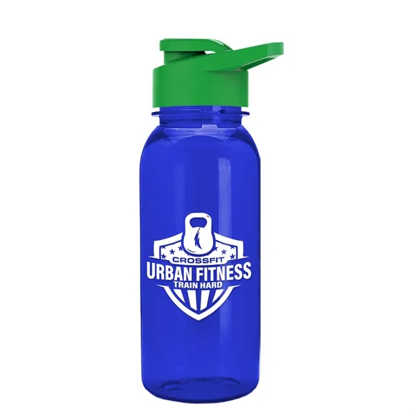 Translucent Blue color option for Garyline® Cadet Tritan® Bottle With Drink Thru Lid   18 Oz.