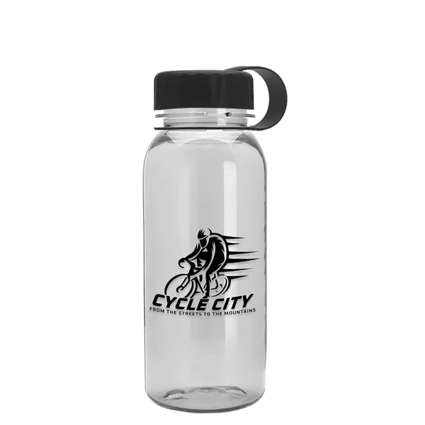Clear color option for Garyline® Cadet Tritan® Bottle With Tethered Lid   18 Oz.